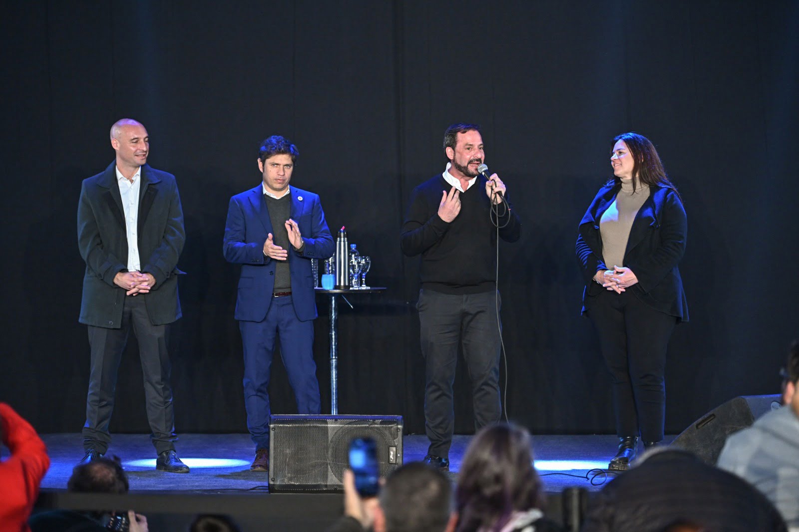 Sujarchuk Y Kicillof Encabezaron Un Acto En El Microestadio De